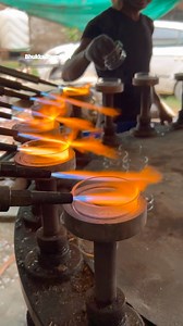 16M views · 56K reactions | How Borosilicate Glass Bangles Are Made In Factory | Bhukkadnumber1 | Facebook