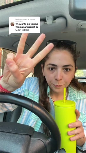 Team Manuscript vs Letter: Analyzing Verity by Colleen Hoover