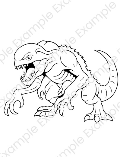 Distortus Rex Coloring Page | D-rex Coloring Page Inspired by Jurassic World Rebirth | D-rex Printable PDF | HD Instant Download - Etsy UK