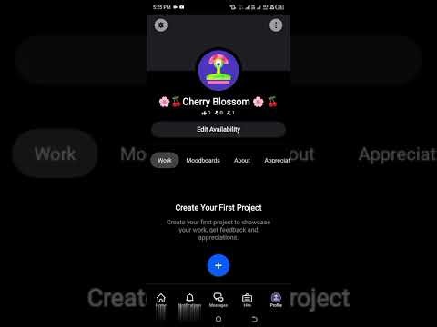 How to Share your Profile in Behance Creative Portfolio Application