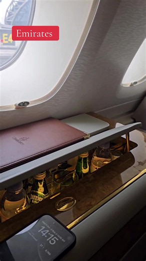 Emirates Airlines first class flight experience