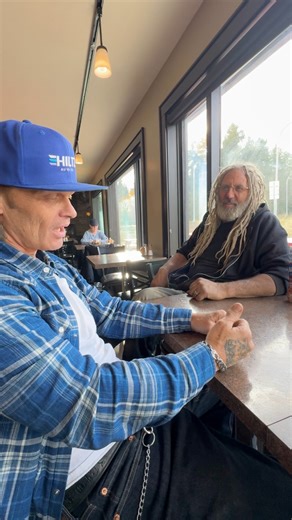 1M views · 7.4K reactions | Quick lunch date with Mike Hall after filming at the Rust Bros shop. Episode out tonight at 5p ET #rustbros #rustvalleyrestorers #youtube | Bad Chad | Facebook