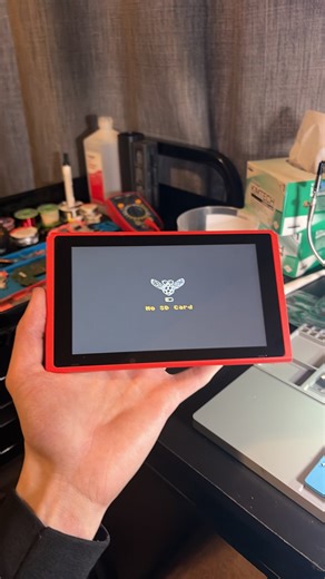 MansfieldMods on Instagram: "Mod This Nintendo Switch V2 With Me! 👀 Glamour shots at the end, super clean install with an awesome finish on the software side. PS5 Theme and customer requested games all ready to go ✅ DM me for a FREE quote 🔥 #modded #switch #microsoldering #tutorial #stepbystep"
