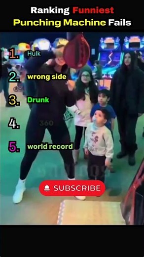 Ranking Craziest Punching Machine Fails 🤣 #shorts #funny #fails