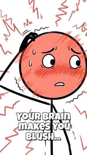 Is blushing just an involuntary apology? 🤔 #evolution #science #shorts