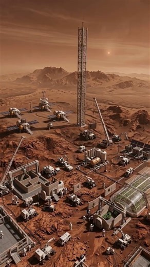 Building the First Mars Colony #timelapse