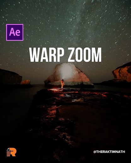 Graphic Designer on Instagram: "In today’s 1-min Adobe After Effect tutorial, you will learn to create a warp zoom transition.⁣⁣ ⁣⁣ Follow these 9 simple steps:⁣⁣ ⁣⁣ Step 1: Select both layers and press T for opacity.⁣⁣ ⁣⁣ Step 2: On the first layer keyframe opacity at 2 seconds and change it to 0 at 4 seconds.⁣⁣ ⁣⁣ Step 3: On the second layer do it in reverse.⁣⁣ ⁣⁣ Step 4: Now create a new adjustment layer.⁣⁣ ⁣⁣ Step 5: Then go to effect distort and apply Optics Compensation.⁣⁣ ⁣⁣ Step 6: Check