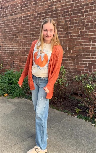 20 reactions | This open knit cardigan is lightweight and knitted with beautiful patterns. Casual sweater knit with dolman sleeves finished at a 3/4 length. It is perfect for layering your outfits for any season. Links below. Blue floral pumpkin tee. 34.00 Sizes S~M~L~XL~2X~3X Cardigan 36.00 Sizes S~M~L~XL https://macymaes.com/products/Knit-Open-Front-p790168490 https://macymaes.com/products/Blue-Floral-Pumpkin-p790403604 | Macy Mae's | Facebook