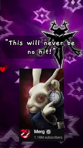 Every Undertale boss can be no hit by Merg 😭😭❤️ #undertale #deltarune #tobyfox #merg