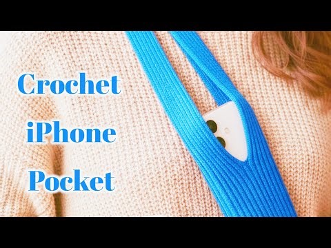 Easy Crochet iPhone Pocket Tutorial | DIY Phone Sleeve