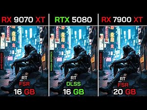 RX 9070 XT VS RTX 5080 VS RX 7900 XT + Ryzen™ 7 9800X3D : TEST IN 8 GAMES