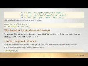 Efficiently Count "Yes" Across Columns in R Using dplyr