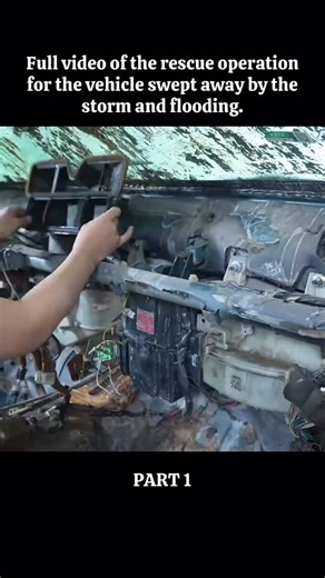 Tech Restore Pro on Instagram: "Part 2: The Comeback Begins 🚗⚡ After being swept away by the storm and buried under floodwater, this vehicle refuses to die. Today we start bringing it back to life — mud removal, deep cleaning, and the first signs of hope. This isn’t just a rescue… it’s a full resurrection. Stay tuned — the real restoration is just getting started. 👀🔥 #Part2 #CarRescue #FloodRecovery #StormDamage #RestorationLife AbandonedCar Revival USA FYP ForYou"
