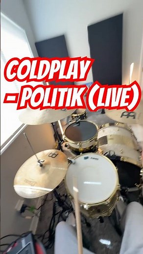 Politik (Live) - 2003 Coldplay #coldplaylive #drumcover #ead10 #chrismartin