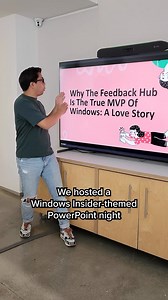 20 reactions · 3 comments | Leave a ✋ in the chat if you know what topic you’d bring to the party #Windows #WindowsInsider #WindowsInsiderProgram #PowerPoint #Night #Build #MVP #Sounds | Windows Insider Program | Facebook