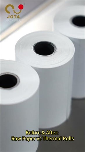 #shorts Before & After: Raw Paper vs Thermal Rolls | How Thermal Paper Rolls Are Made
