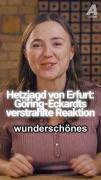 Göring-Eckardt dreht nach Erfurt-Attacke frei