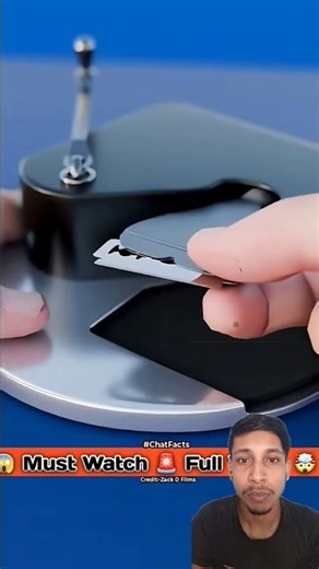 How to sharpen a razor blade 🪒🤔 #shorts​ #viralshort​ #ytshorts​