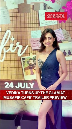 Vedika Pinto Raises The Style Quotient At 'Musafir Cafe' Trailer Preview | Screen | #shorts