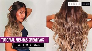 791K views · 18K reactions | #Tutorial De Mechas Creativas con Franco Solari.  #Review Diagnóstico: Cabello natural base 5 Mezcla: Decolorante 60gr + 120 gr. Oxidante 20vol. Puntas: 09P + 09N / Medios: 06GB Productos Redken Herramientas: Secadora y Plancha Taiff by Gigabrands Peru | Beauty TV Latam | Facebook
