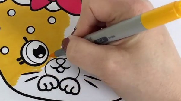 Shopkins Coloring Book Compilation Shy Pie Hot Choc Jingle Purse Wynola Wings Strawberry Top