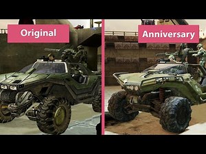 Halo 2 – Anniversary vs. Original Graphics Comparison [60fps][Full HD]