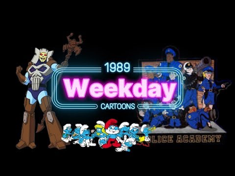 Weekday Cartoon Block | 1989 | with commercials and bumpers