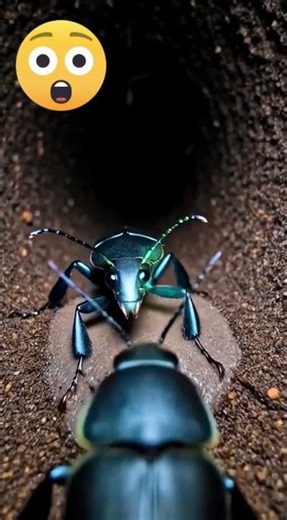 I Mounted a Camera on a Ground Beetle #shorts