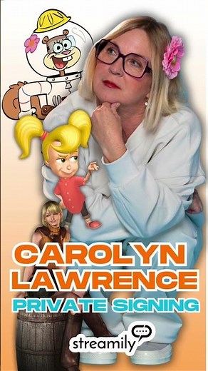 CAROLYN LAWRENCE - LIVE SIGNING!