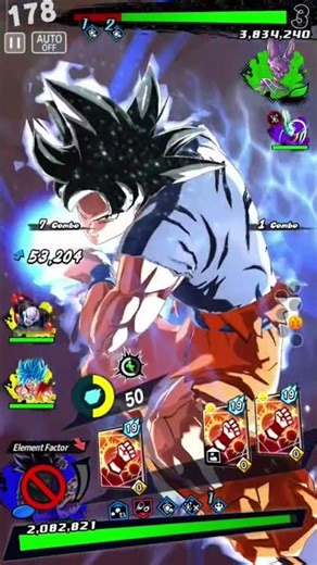 Ultra Instinct Goku vs Lord beerus