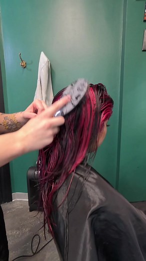 Bold and Colorful Chunky Highlights for Unique Hair Styles