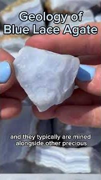 Geology of Blue Lace Agate - #crystals #geology #minerals