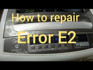 how to repair Error E2 Media washing machine 10kg#videoviral #repairing #washingmachine