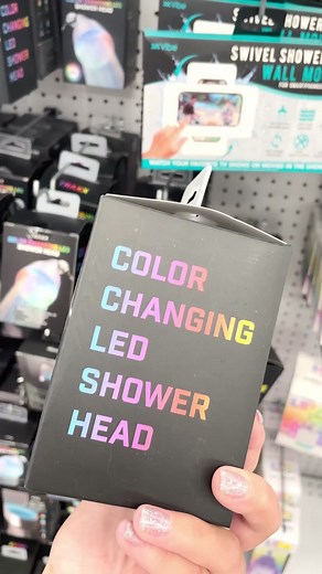 snag that glow for WAY low! our iconic light-up shower head is water-powered so there’s NO batteries needed! just turn on the shower & party! 🥳🥳