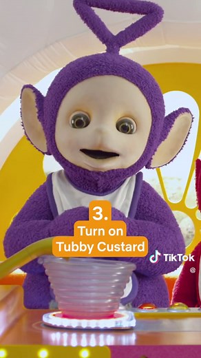 So hindi pala siya chicken nuggets #Teletubbies #TubbyCustard