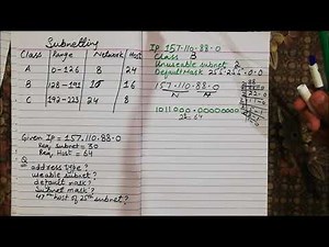Subnetting Part-3Hindi/Urdu Learn subnetting class B easy way