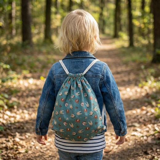 Hand-stitched Fabric Backpack - Etsy