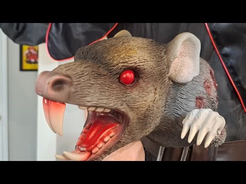 Home Depot 2026 Grave Robber Skeleton Animatronic - NEW Closer LOOK! (Partial) Halloween POP OUT RAT
