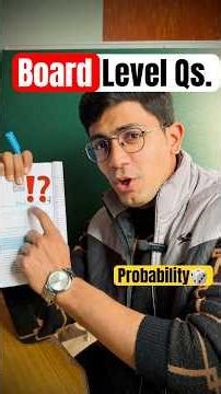 Class 10 Maths | Probability 🔥 Most Important Question