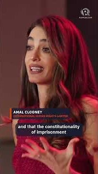 Amal Clooney calls on Philippines to decriminalize libel