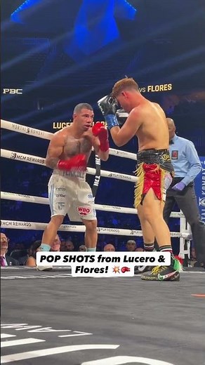 Back and forth action from Lucero & Flores! 💥🥊