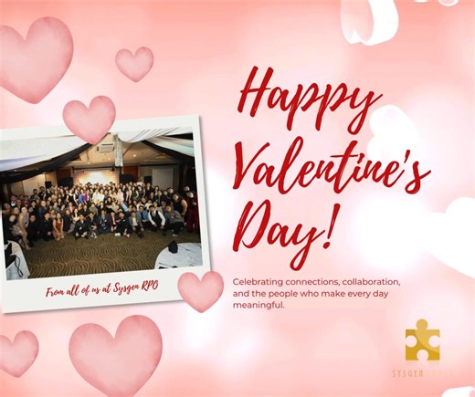 Valentine’s Day is almost here ❤️ As we celebrate this season of appreciation, we want to express our heartfelt gratitude to everyone who makes our journey meaningful — our dedicated team, valued clients, and inspiring candidates. Thank you for your trust, partnership, and commitment. We appreciate you today and always. 💛 💌 Tag someone who inspires you and spread the love! #TatakSysgenRPO | Sysgen RPO Inc.