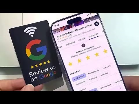 How to Program NFC Google Review Stand - Cards - Plates