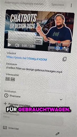 Chatbot UX Design 2026: Best Practice Tips as a YouTube Tutorial