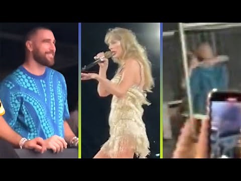 Travis Kelce and Taylor Swift KISS After Her First Eras Show in Sydney