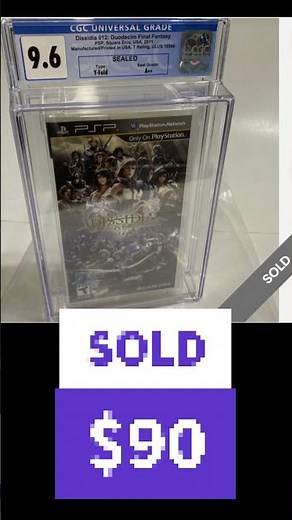 Dissidia 012 Duodecim Final Fantasy • PSP • CGC 9.6 A+ Factory Sealed
