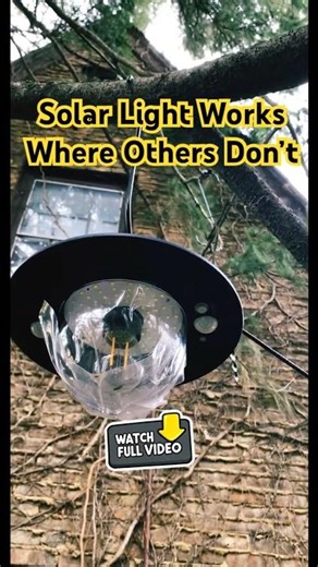 Split Panel Solar Light That Actually Works in Shade #diy #solarlight #youdoer