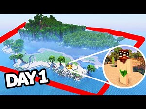 Stranded on Survival Island in Hardcore Minecraft