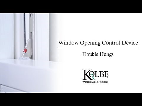 Window Opening Control Device for Double Hungs