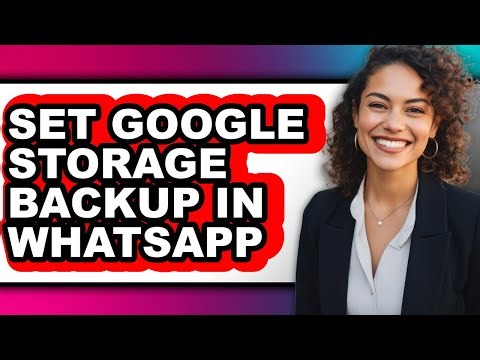 How to Set Google Storage Backup in Whatsapp (updated)